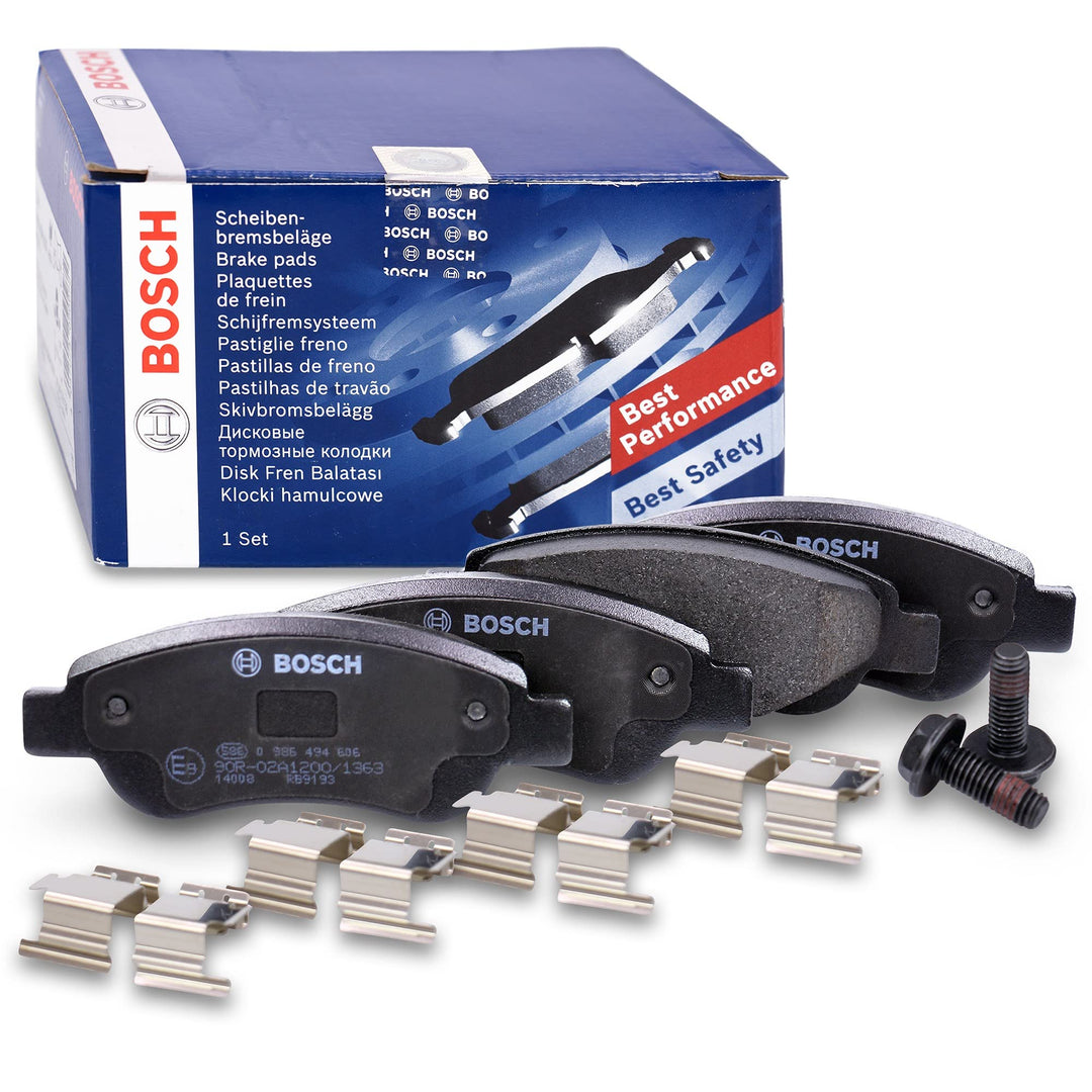 Bosch BP975 Bremsbeläge - Vorderachse - ECE-R90 Zertifizierung - vier Bremsbeläge pro Set