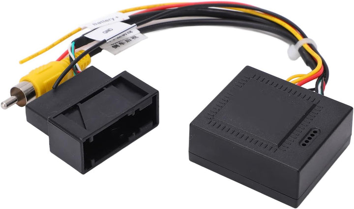 Qiilu Rückfahrkamera Nummernschild 12V 5W RGB zu AV Konverter Decoder Box Adapter Backup Kamera Teil