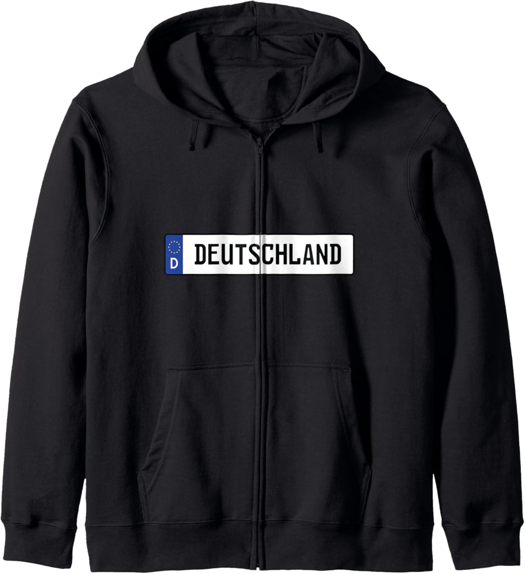 Deutschland Kennzeichen Kapuzenjacke
