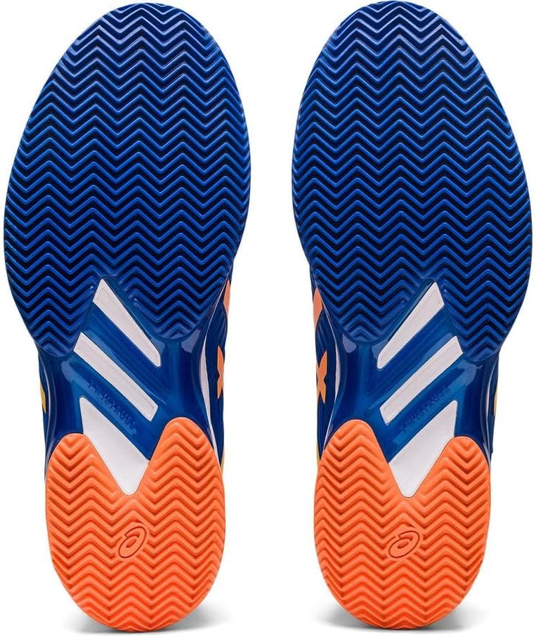 ASICS Solution Speed FF 2 Clay Tennisschuh für Schnelle Plätze für Männer Schwarz Hellblau 43.5 EU T