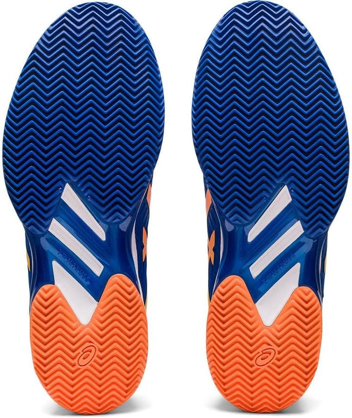 ASICS Solution Speed FF 2 Clay Tennisschuh für Schnelle Plätze für Männer Schwarz Hellblau 43.5 EU T