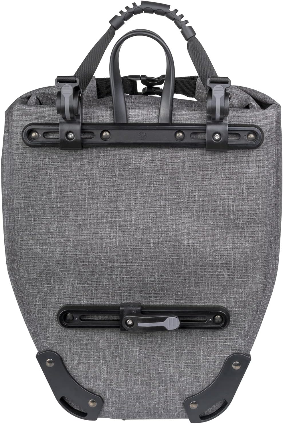 M-WAVE Unisex – Erwachsene Top Fahrrad Gepäckträgertasche Grau, Gepäckträgertasche Grau