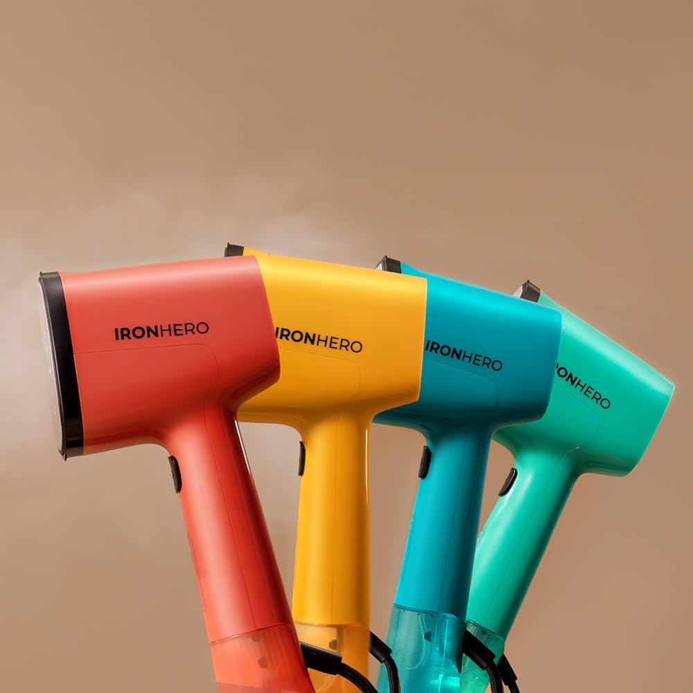 Cecotec Steamer Dampfglätter IronHero V-1500 Essential Red. 1500 W, 25 g/min Dauerdampf, 2 Dampfmodi