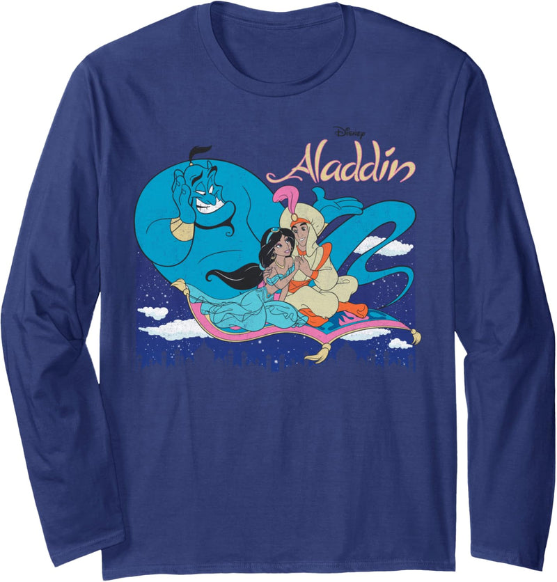 Disney Aladdin Classic Poster Langarmshirt