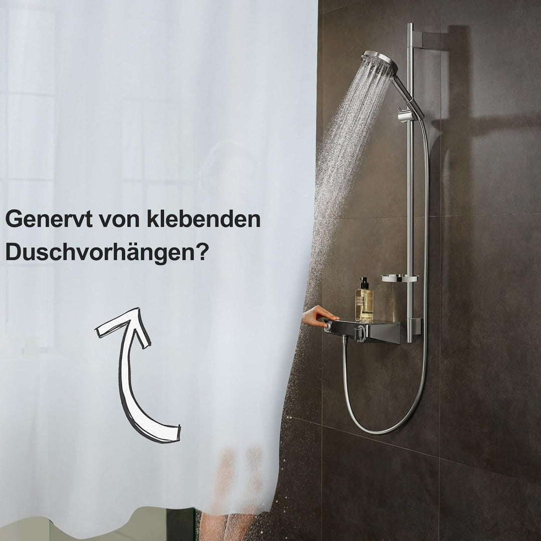 Duschvorhang Gewichte, robuste magnetische Gewichte an der Unterseite mit rostfreier Silikonbeschich