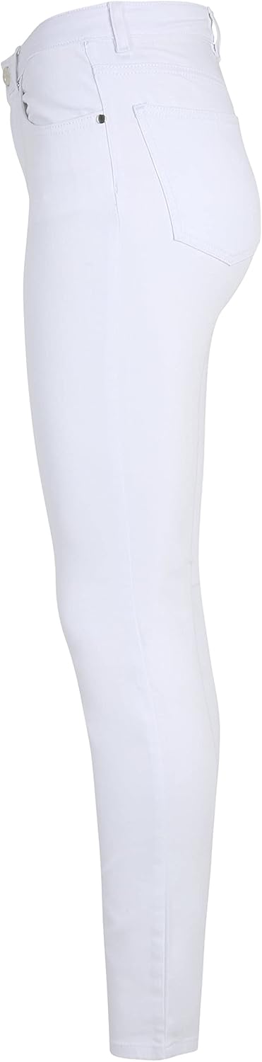 Tamaris Damen APALIT Skinny Jeans 40W / 32L Bright White Denim, 40W / 32L Bright White Denim