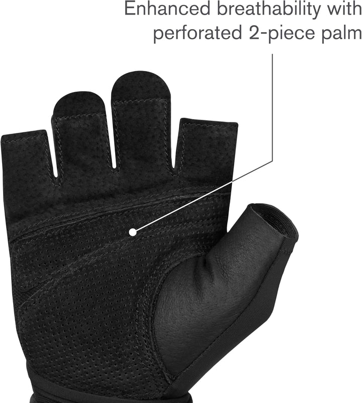 Harbinger Pro Wristwrap Handschuhe, Hebehandschuhe für diejenigen, die Flexibilität und Atmungsaktiv