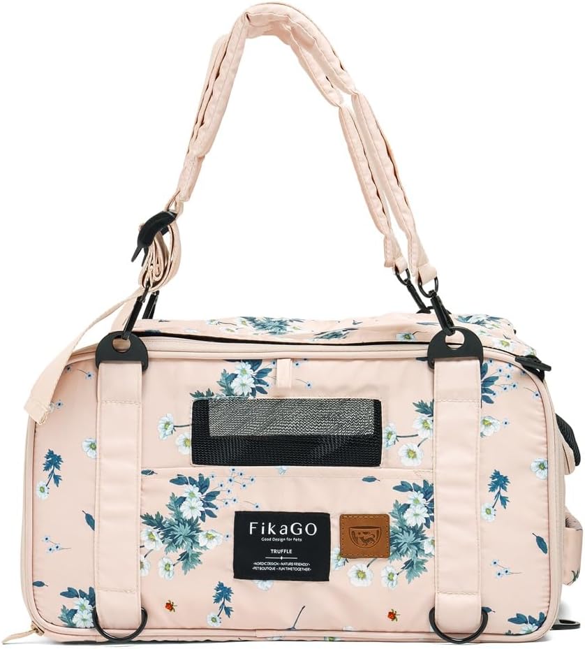 FikaGO 3-in-1 Reise-Tragetasche für Hunde und Katzen Truffle Plus – Rucksack, Schultertasche & Handg
