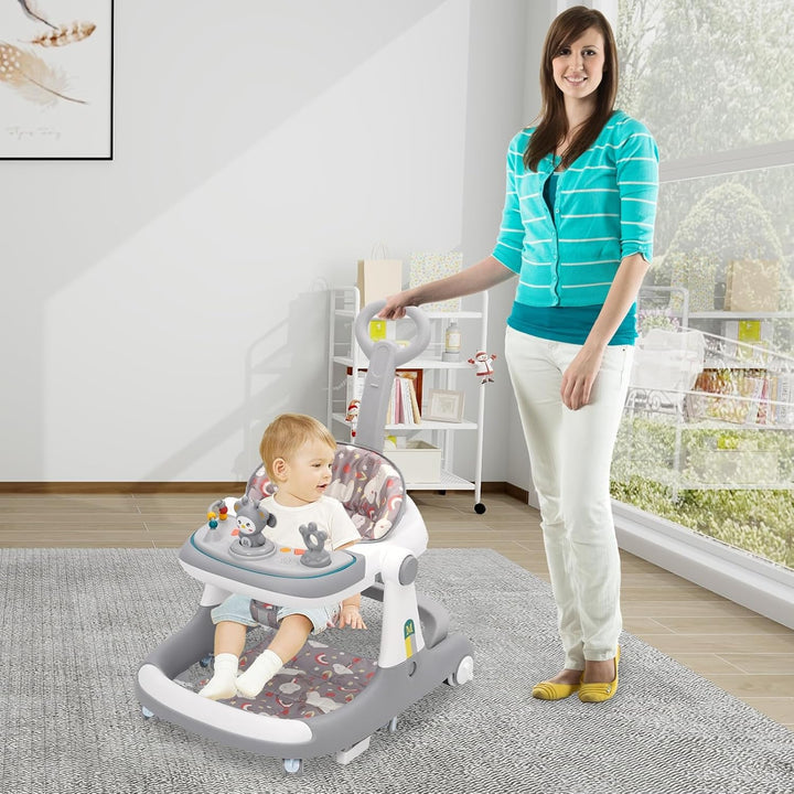 Baby Lauflernhilfe,3-in-1 Lauflernhilfe vom Sitzen zum Stehen, mehrfach abnehmbarer Modus, Unterhalt