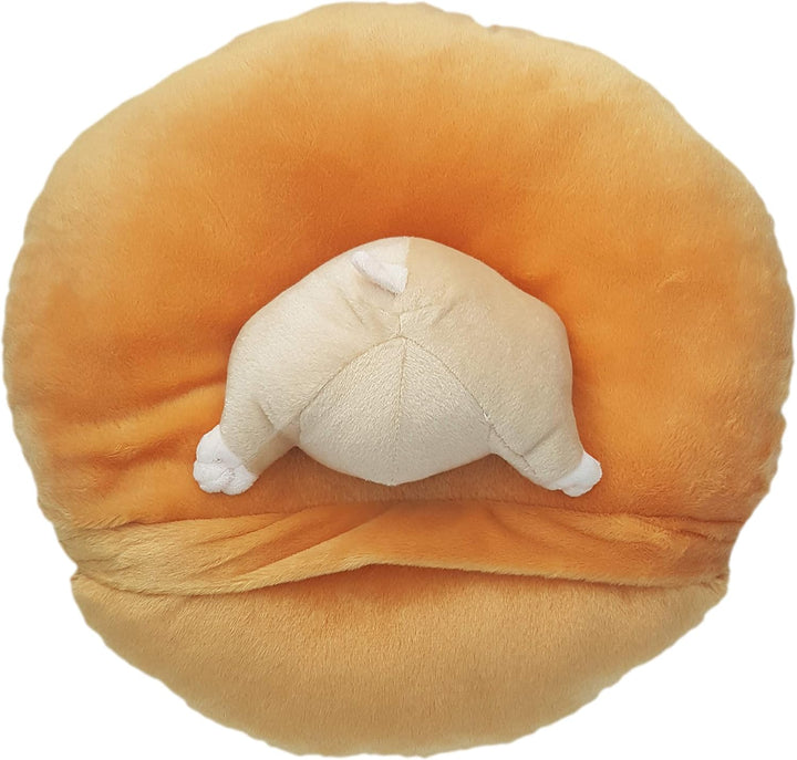moodrush® 3D Donut-Hamster/Donut Kissen mit Hamster | alle Elemente aufgestickt (Nicht Bedruckt!) |