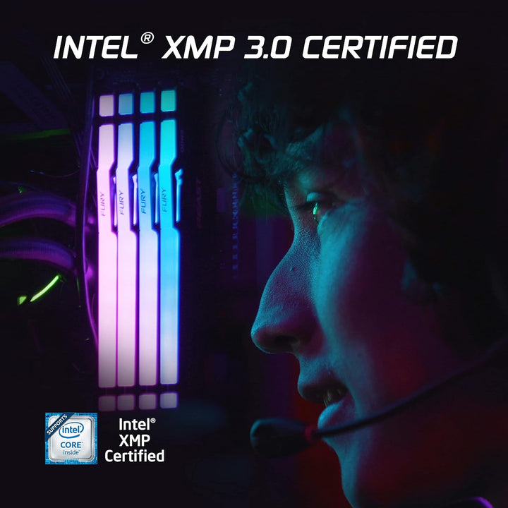 Kingston Fury Beast DDR5 RGB 16GB 5200MT/s DDR5 CL40 DIMM Desktop Gaming Speicher Einzelnes Modul -