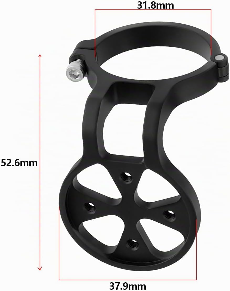 ECSiNG 1PC Fahrrad Lenkercomputerhalterung für 31,8mm Lenker Kompatibel mit Garmin Edge Kompatibel m