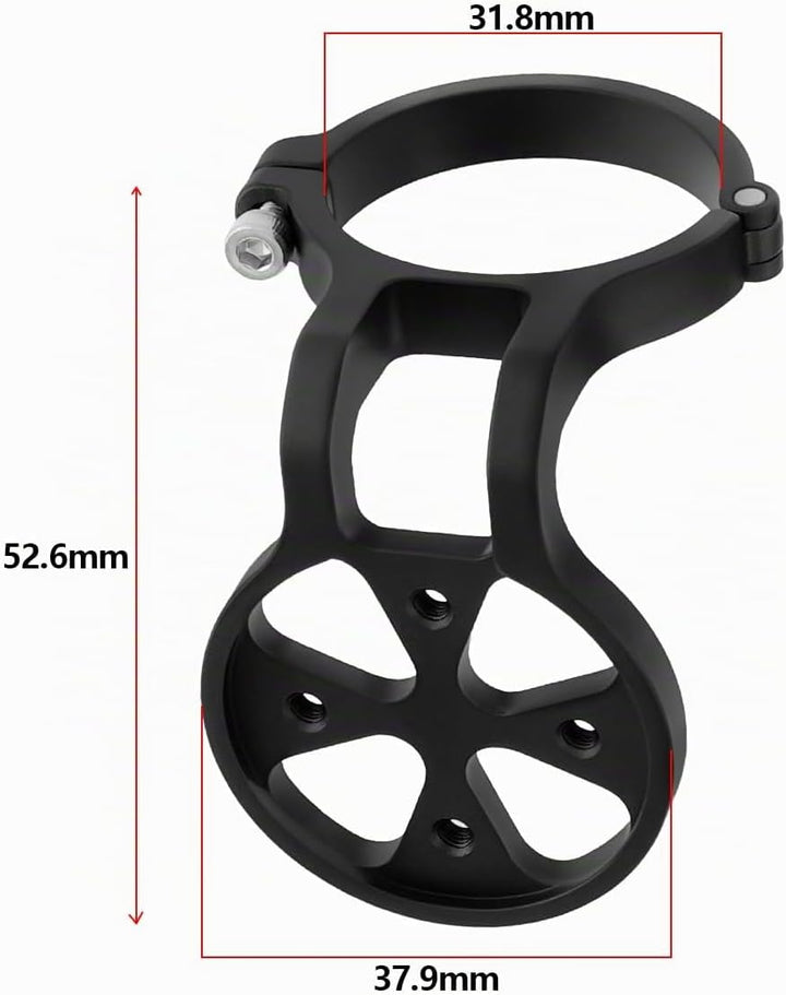 ECSiNG 1PC Fahrrad Lenkercomputerhalterung für 31,8mm Lenker Kompatibel mit Garmin Edge Kompatibel m