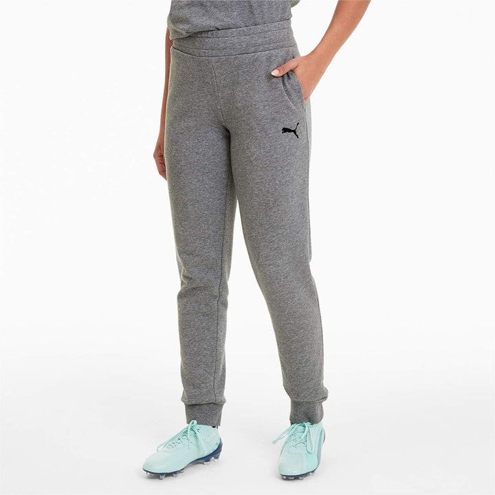 PUMA Damen, teamGOAL 23 Casuals Pants W Jogginghose S Medium Gray Heather, S Medium Gray Heather