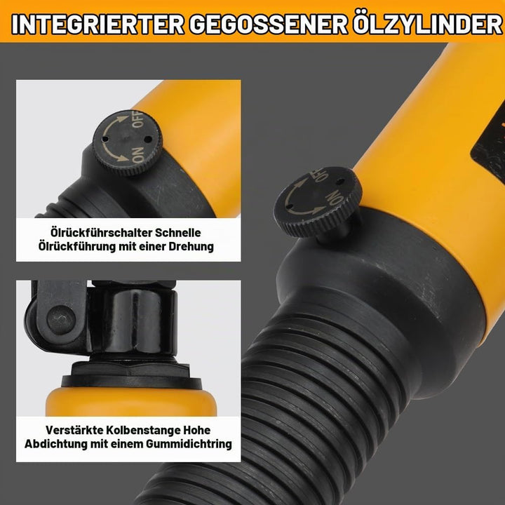 Hoteche 5TON hydraulischer Abzieher - Abzieher Set für professionelle Anwendungen in Schwarz (50-200