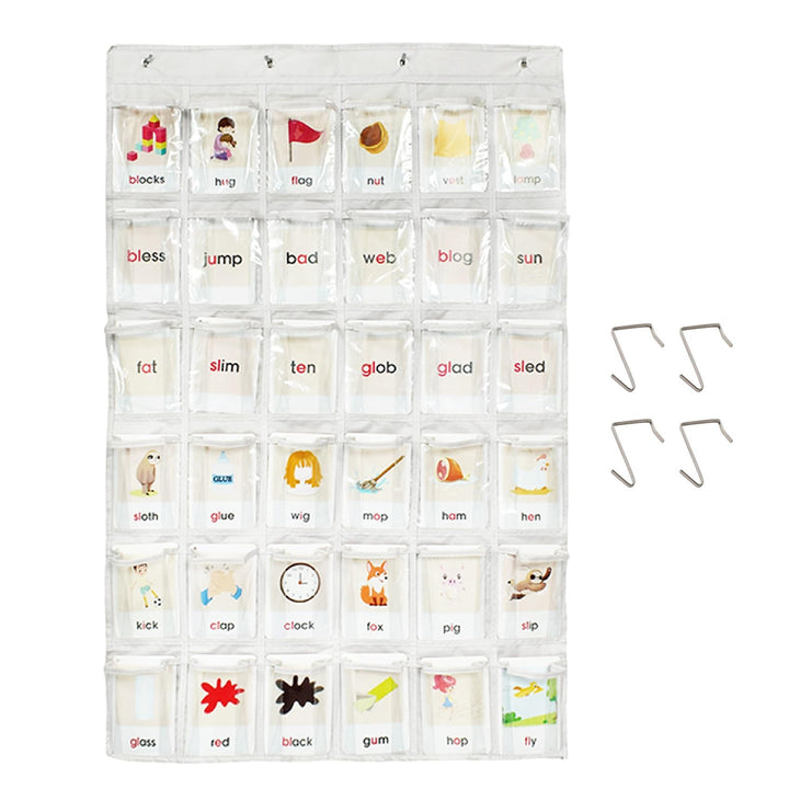 36 Klare Taschen Aufbewahrungstasche Für Klassenzimmer, Handy Organizer Klassenzimmer, Handygarage S