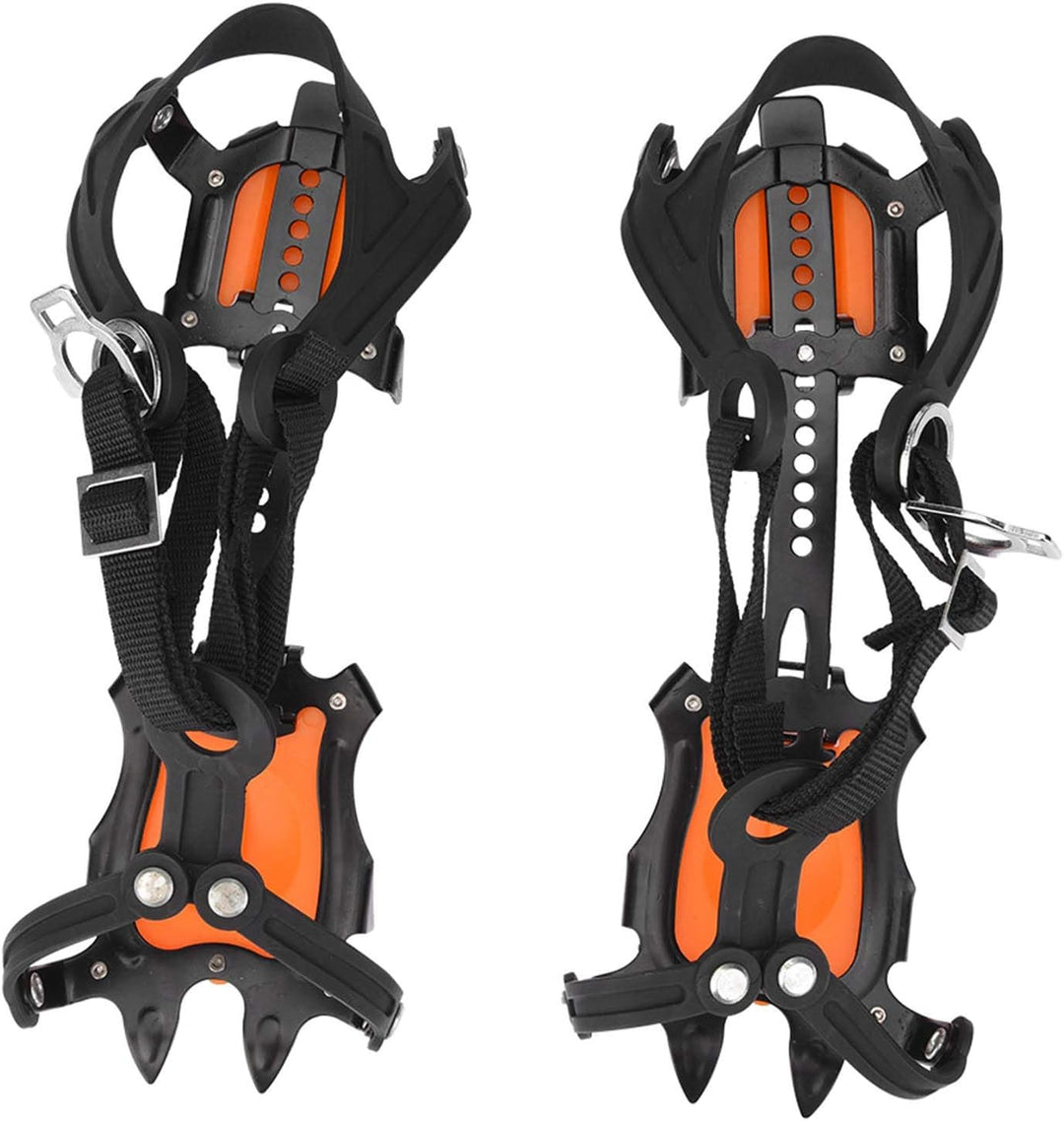 Traction Ice Cleats, rutschfeste 10 Teeth Walk Traction Ice Cleat Spikes Steigeisen, strapazierfähig