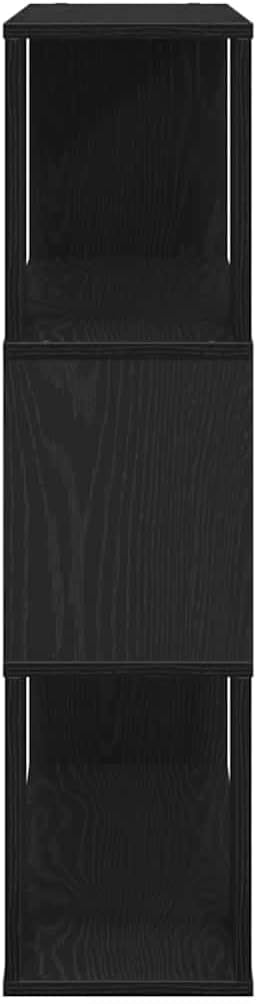 vidaXL TV-Schrankset Schwarz Eichen-Optik 100 x 24 x 94 cm, Wohzimmer Aufbewahrung, rechteckiger Med