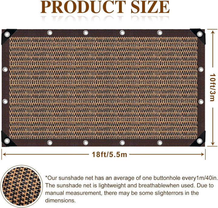 Schattiernetz gewächshaus - mit öSen80% Sonnenschutz Markise Stoff Garten Terrasse Uv Schutz für Pfl