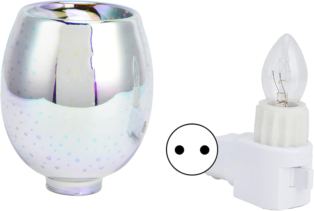 Wax Melts Warmer Plug in Wall Glass Electric Wax Melter Warmer Star Night Light mit Wachsbrenner für