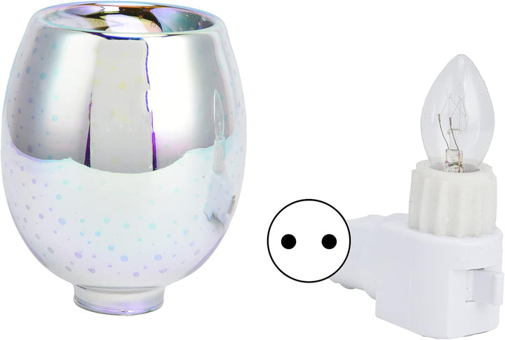 Wax Melts Warmer Plug in Wall Glass Electric Wax Melter Warmer Star Night Light mit Wachsbrenner für