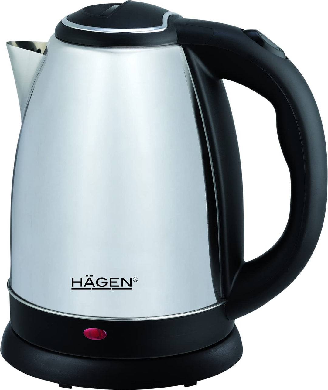 Hagen - Edelstahl - Elektrischer - Kabelloser Wasserkocher - 1.8L HAGEN HA5525-SIL-Silver, Silver