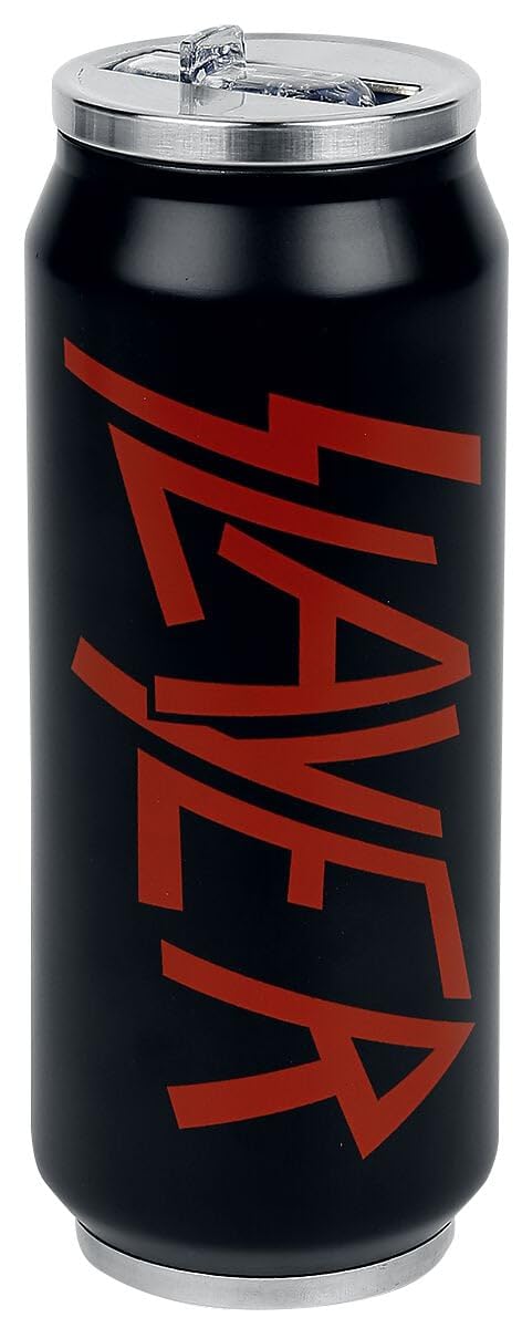 Slayer Trinkflasche in Dosenform Trinkflasche Mehrfarbig