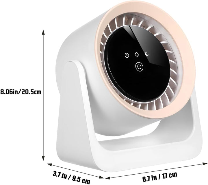 Cabilock USB Tischventilator mit Eispack Tragbarer Leiser mit Verstellbaren Geschwindigkeiten Schlaf