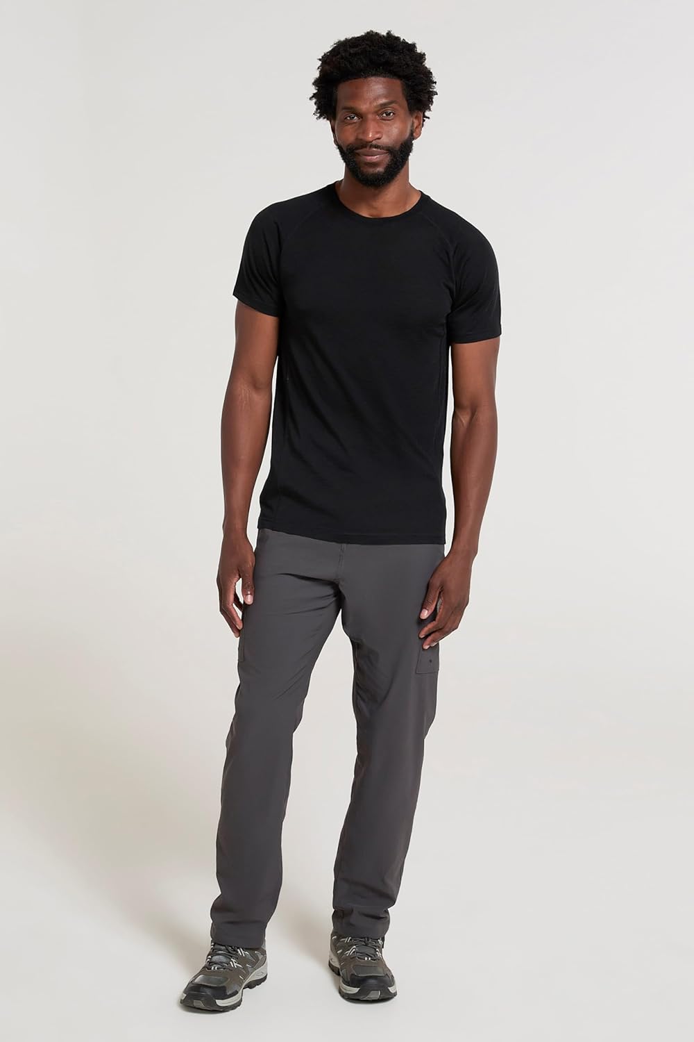 Mountain Warehouse Summit Merino Herren T-Shirt Unterhemd Thermounterwäsche Funktionsunterwäsche Ski