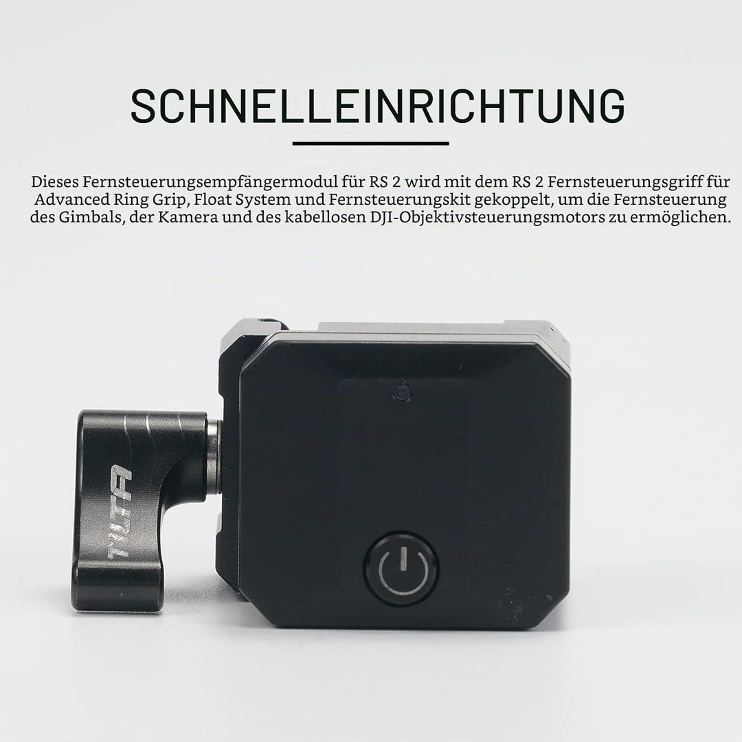 Tilta Wireless Control Empfängermodul Kompatibel mit DJI RS 2,RS 3 PRO - Schwarz TGA-WCR