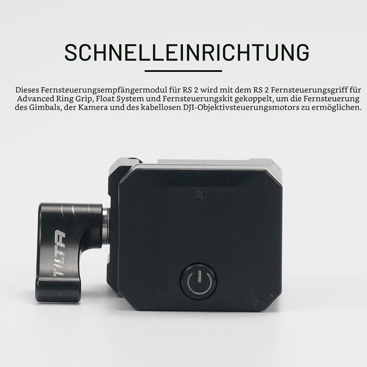 Tilta Wireless Control Empfängermodul Kompatibel mit DJI RS 2,RS 3 PRO - Schwarz TGA-WCR
