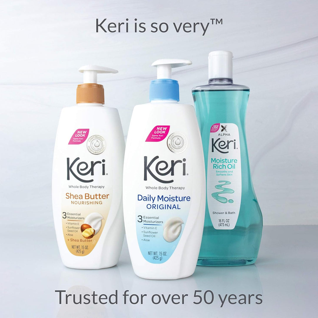 Keri Original Body Lotion für trockene Haut - 15 ounce / 445ml 443.6 ml (1er Pack), 443.6 ml (1er Pa