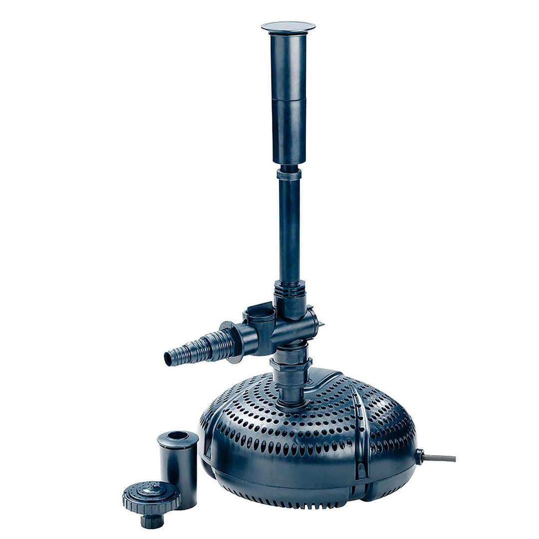 FIAP AQUA ACTIVE Mini SET 2.000 - Wasserspielpumpe - Umwälzpumpe - Springbrunnen - inkl. Teleskoproh