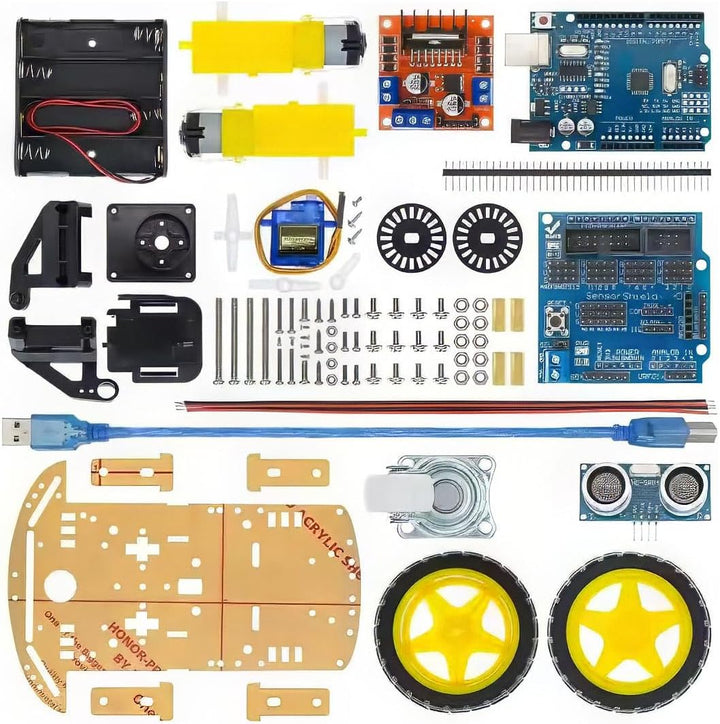 yourDroid Bausatz: 2WD Roboter Smart Car Arduino Kit