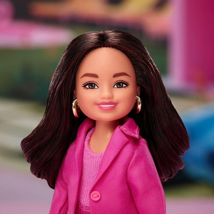 Barbie The Movie - 4 Puppen Pack Chelsea Sammlerpuppen Spielfilm, enthält die Figuren, Ken, Präsiden