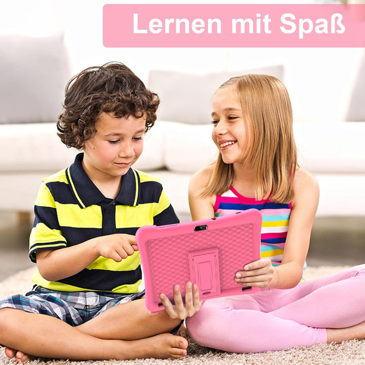 Semeakoko Kinder Tablet 10 Zoll Android 13, Kids Tablet Quad Core Processor 1.6GHz, 3GB RAM/32GB ROM