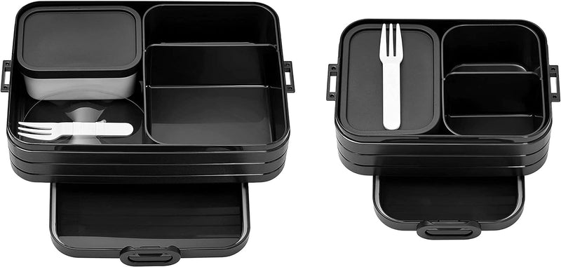 2-tlg. Mepal Limited Edition Bento-Lunchboxen Set Klein / Gross Take A – Brotdose mit Fächern, geeig