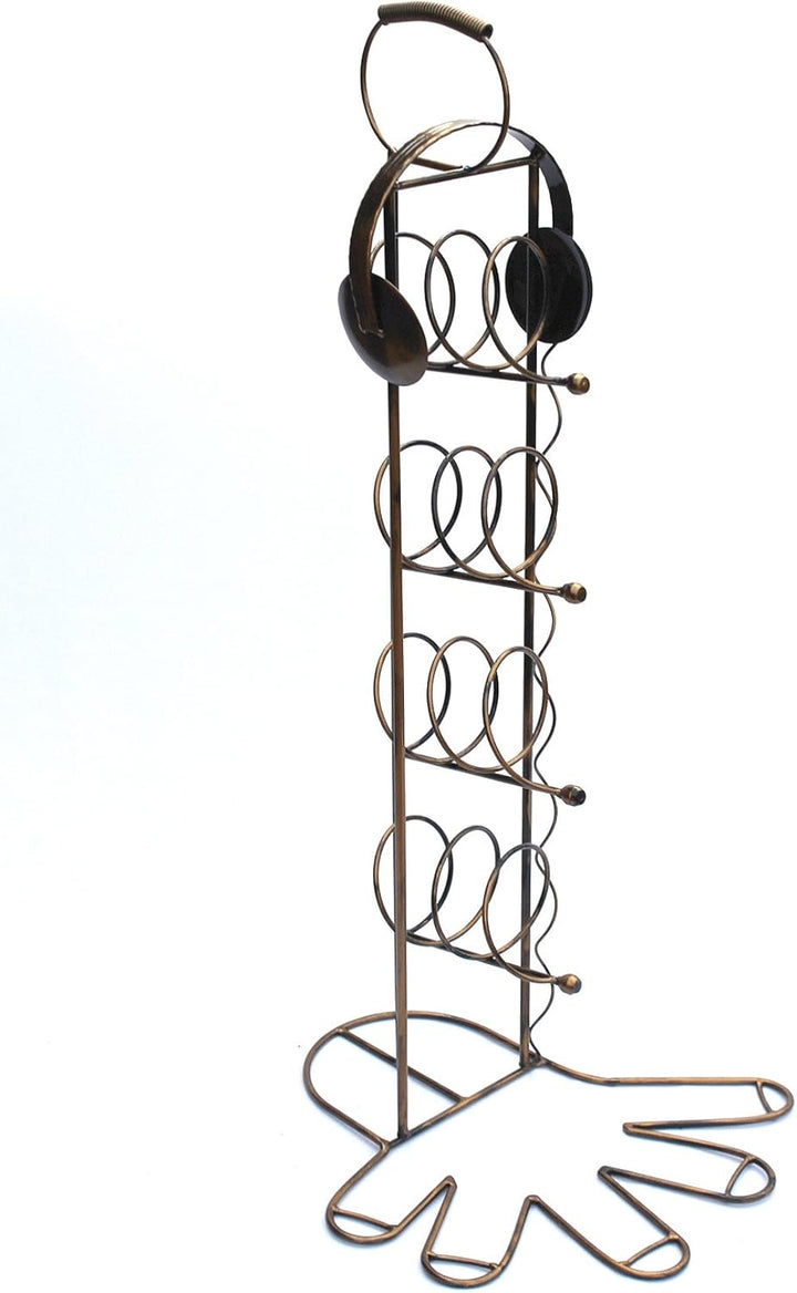 DanDiBo Weinregal 10-0045 Flaschenregal Flaschenhalter aus Metall 93 cm Weinständer Regal