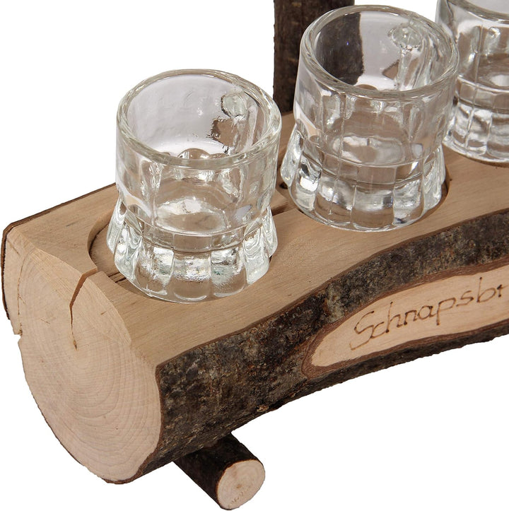 Bartl 107863 Schnapsbrunnen mit 4 Gläsern - originelles Zubehör für die Hausbar, Schnapsbrunnen