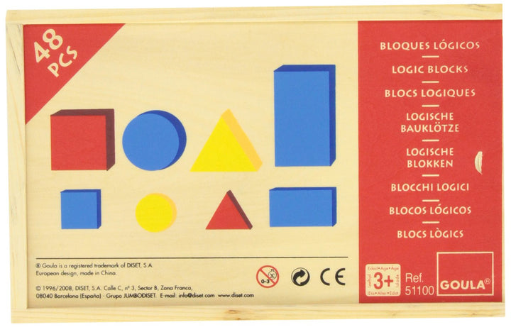 Goula D51100 Holzspiel Logische Blöcke Logische Blöcke 1, Logische Blöcke 1