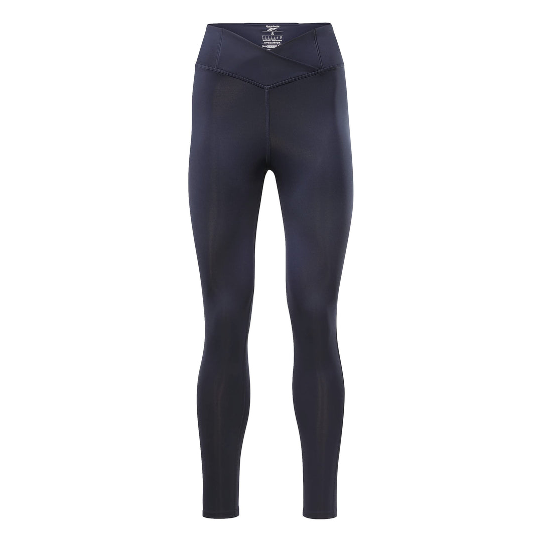 Reebok Damen Identitäts-Logo Leggings XXS Petite Vector Navy, XXS Petite Vector Navy