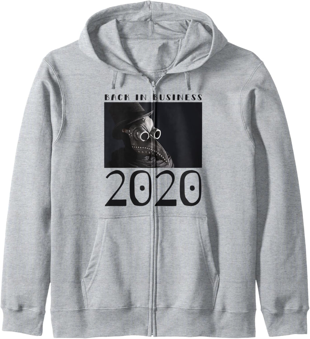 Back In Business 2020 Gothic Pest Doktor Steampunk Arzt Kapuzenjacke