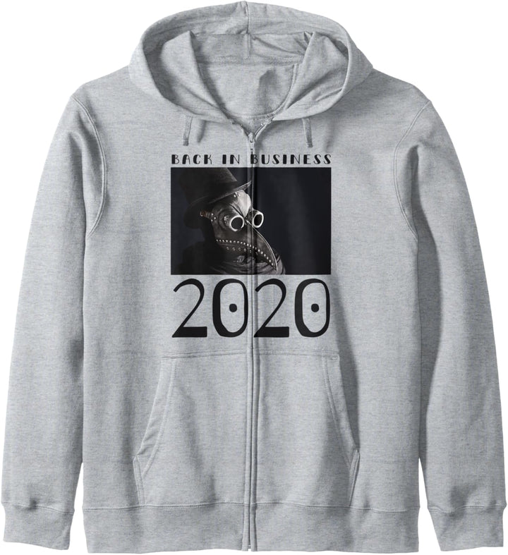Back In Business 2020 Gothic Pest Doktor Steampunk Arzt Kapuzenjacke