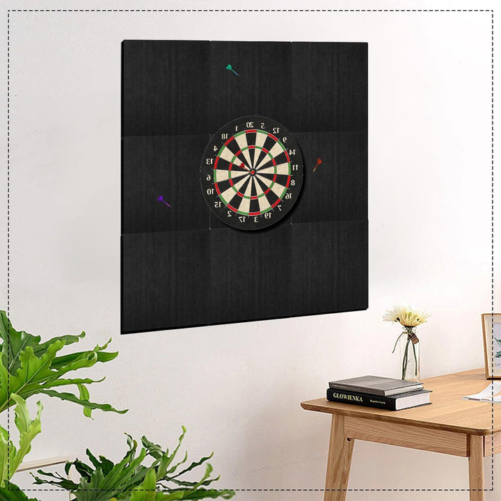 Dart Wandschutz 9 Stück Wandschutz Dartscheibe 30x30cm Dicke von 1,5 cm Dartboard Wandumrandung Selb