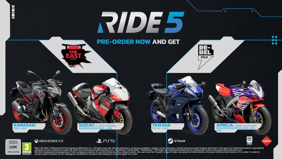 RIDE 5 Day One Edition (PlayStation 5) PlayStation 5 Day One Edition, PlayStation 5 Day One Edition