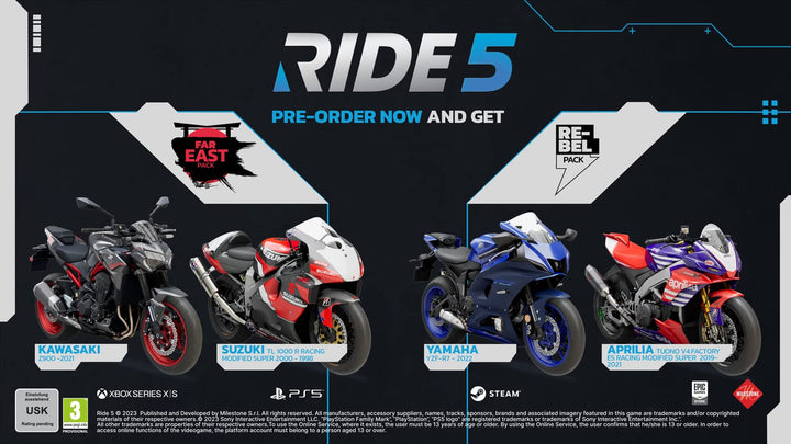 RIDE 5 Day One Edition (PlayStation 5) PlayStation 5 Day One Edition, PlayStation 5 Day One Edition