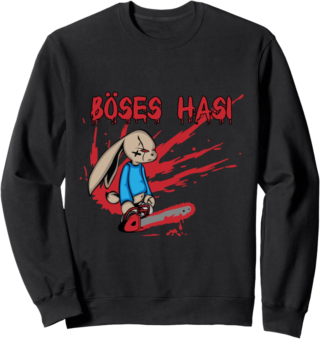 Böses Hasi Horror Hase Sweatshirt