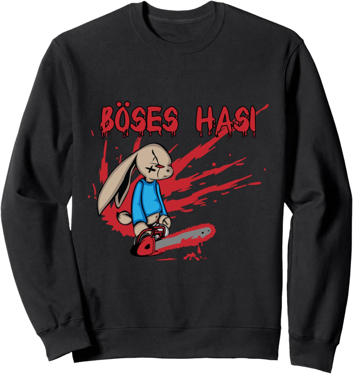 Böses Hasi Horror Hase Sweatshirt