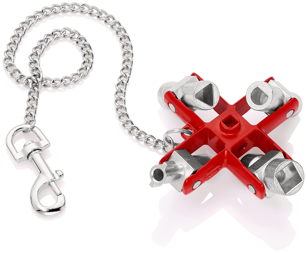 Knipex Universal-Schlüssel für gängige Schränke und Absperrsysteme 90 mm (SB-Karte/Blister) 00 11 06