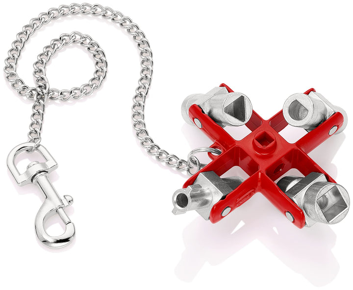 Knipex Universal-Schlüssel für gängige Schränke und Absperrsysteme 90 mm (SB-Karte/Blister) 00 11 06